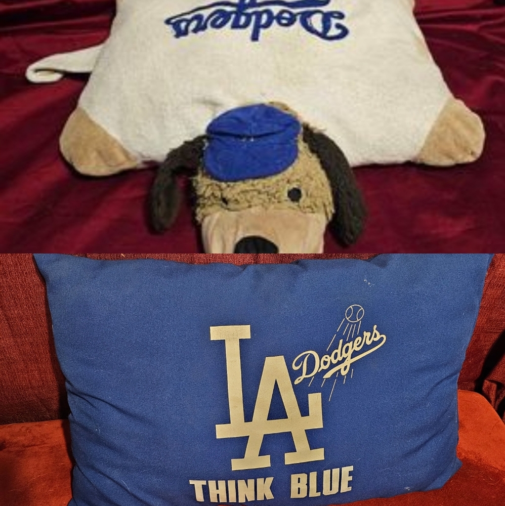 Dodgers pillows
